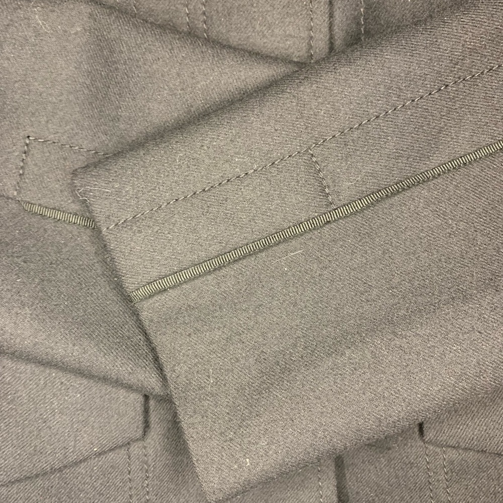 Banana Republic Black Women’s Wool Military Jacket Stretch NWOT Size 2! - Picture 4 of 10